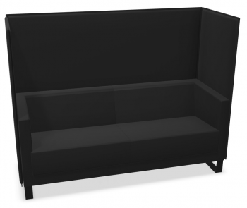 Sofa Vancouver Highback Black Edition 3-Sitzer