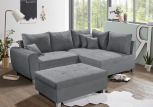 Ecksofa Anja 2teilige Ecke rechts mit Hocker